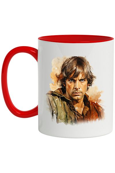 StoryGift Romania Luke Skywalker Mug, Fictional Character, Sci Fi, Movie, Multicolor 330 ml, Ceramics, With ,STG.