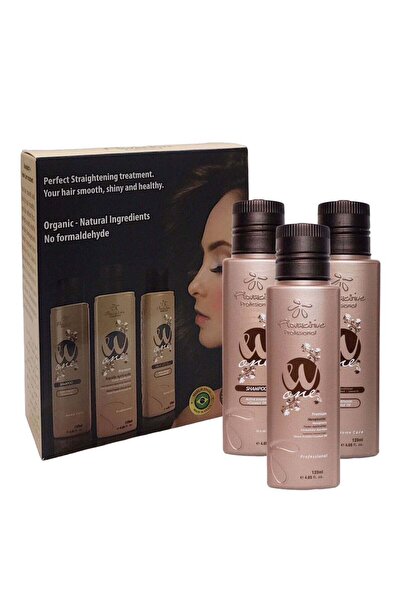 floractive W One Nano Protein Hair Straightening Kit – 3-Step Smoothing Syste...