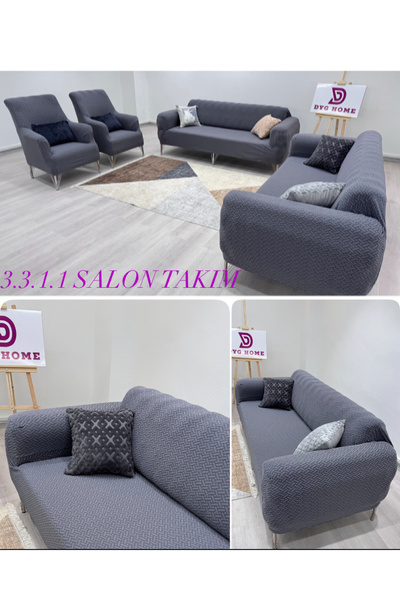 dyg home Husa pentru scaune Husa pentru scaune 3 3 1 1 Set de lounge Husa pen...