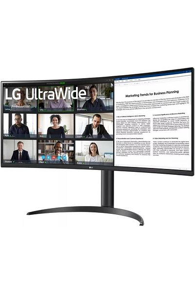 LG LG 34" UltraWide QHD Curved VA Monitor, 100Hz Refresh Rate & 5ms Response Time, sRGB 99% (Typ.),