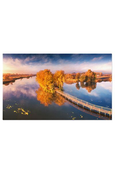 StoryGift Romania Tablou Canvas Explorarea Insulelor - O Privire Aeriana Asupra Unui Paradis Insular