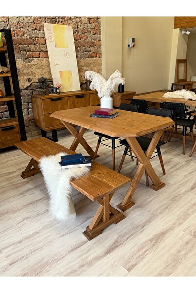 NT Concept Ntconcept Vitra Ahşap Ayaklı Bench (210cm)