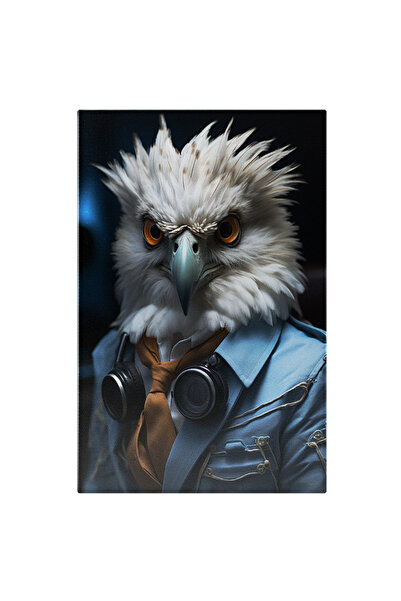 StoryGift Romania Tablou Canvas: Ecou Al Naturii L Care Respiră Viață Bufnița...