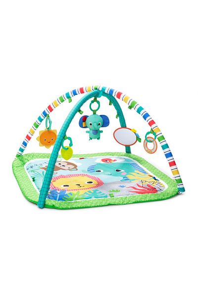 Bright Starts Wild Wiggles FoldAway Jungle Activity Gym with Music | Ages 0+