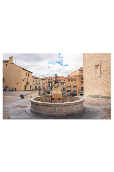 StoryGift Romania Tablou Canvas Fantana Lei, Fuente De Los Leones La Plazuela...