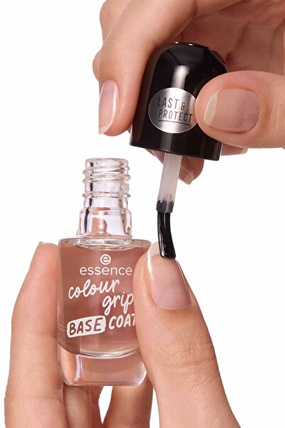 Essence Colour Grip Base Coat Parlak Top Cila