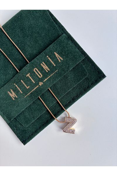 Miltonia Letter Z Steel Anti-Tarnish Necklace