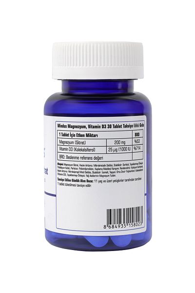 mindus Magnesium Citrate 30 Tablets