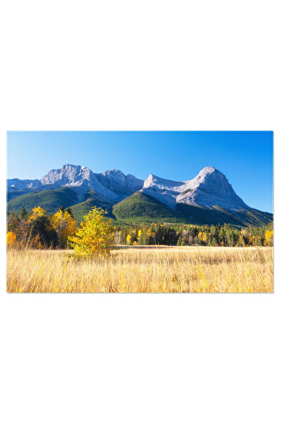 StoryGift Romania Tablou Canvas Peisaj Montan Dimineata, Raze De Soare, Natur...