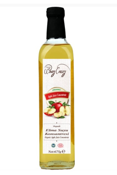 Organic Windy Valley Organik Elma Konsantresi 675 gr Doğal Katkısız Meyve Özü