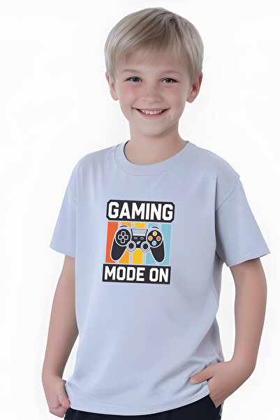 FYK KİDS Boy's Summer Printed Bottom-Top Suit