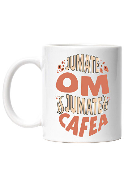 StoryGift Romania Cana Jumate Om, Jumate Cafea Aroma De Dimineata Energie, 33...