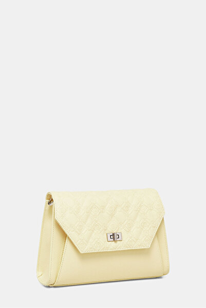 Vakko SARI MONOGRAM DERİ ÇANTA