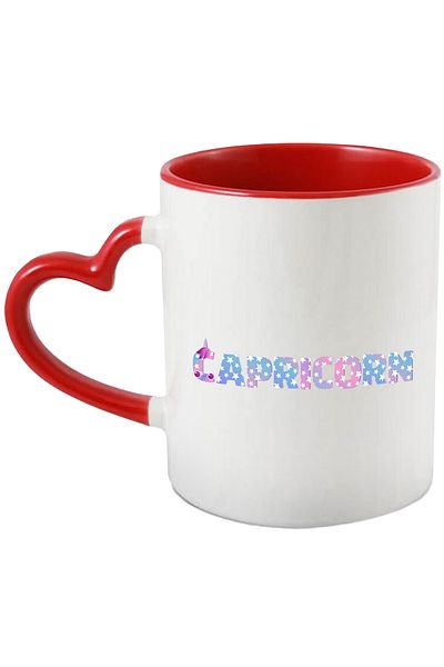 StoryGift Romania Mug With Name Capricorn, Unicorn, Princess, Fairytale, Cute, 330ml, Ceramic, With,STG.