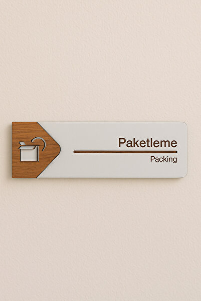 Lucena Paketleme Ofis Oda Kapı İsimliği Yönlendirme Tabelası Levhası Kişisell...