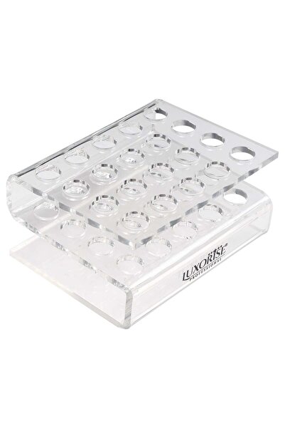 LUXORISE makeup brush holder, plexiglass, 20 slots