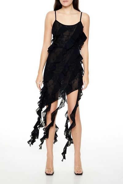 Forever 21 Asimetrik Midi Elbise