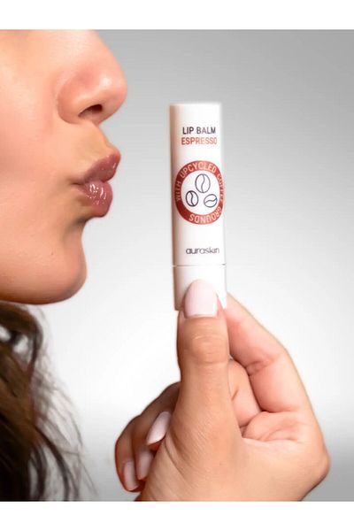 Auraskin Beauty AuraSkin Lip Balm with SPF 15, Espresso, 4.5 g