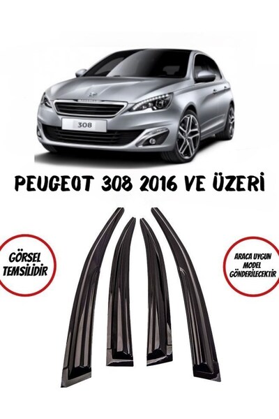 BALP Peugeot 308 Cam Rüzgarlığı 4lü 2016 ve Üzeri