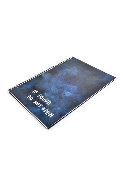Arhi Design Caiet cu coperti cartonate A4 (Registru), 96 file spiralizate - If found, Romana, 2 BUC/SET
