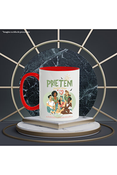 StoryGift Romania Friends Mug_ the sun of our lives, the chosen family, 330ml, Ceramic with Ro Handle, With, STG.