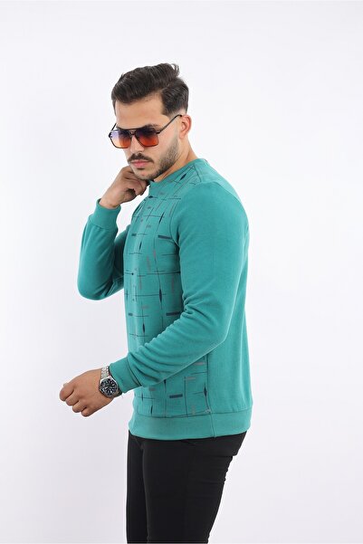 rugatchi Premium Thessaloniki Woven Crew Neck Sweatshirt – 100% Cotton Comfort