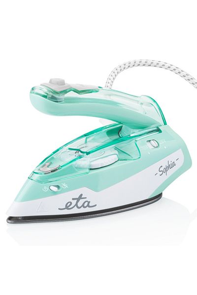 ETA Fier de calcat pentru voiaj Sophia 1271 90000, 1100 W, talpa ceramica, 80 ml, 50 g/min