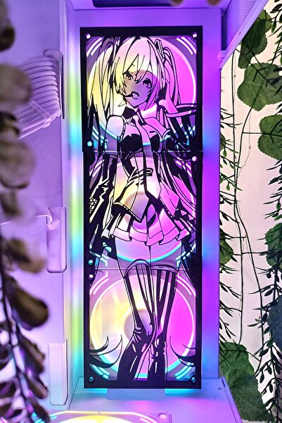 Caseybox Hatsunemiku 120x360 mm Uyumlu Oyun Pc Aksesuarı, Masaüstü Bilgisayar...