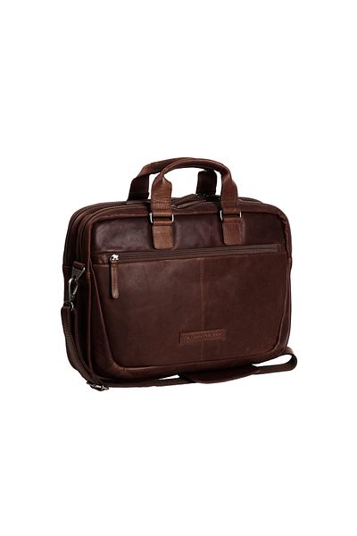 The Chesterfield Brand Geanta de laptop din piele naturala, The Chesterfield Brand, Seth 15 inch