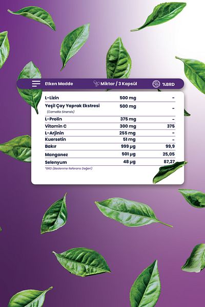 MORE THAN Eternamix Green Tea Extract 60 Capsules