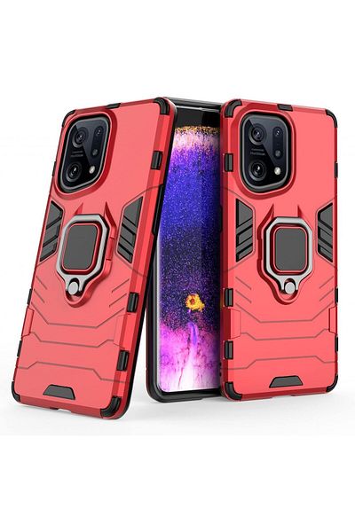 TingYR Protective case for OPPO Find X5 TingYR, TPU, red, 6.4 inches