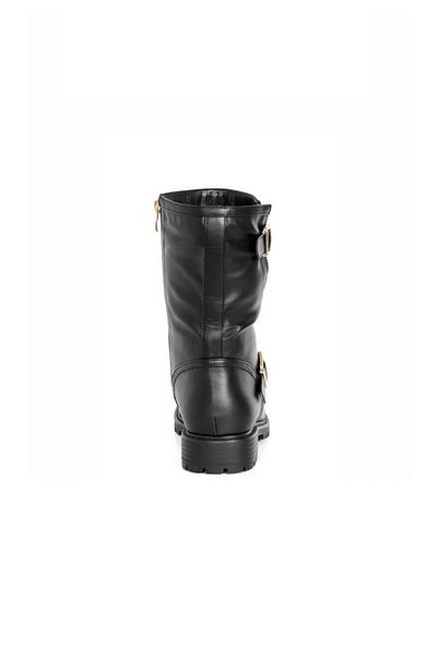 Dream Pairs Ghete joase cu fermoar si catarame, negru, marimea 39, Dream Pairs