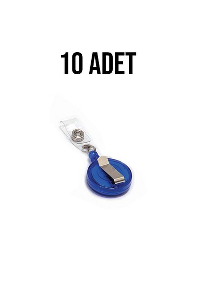 VİVA 10 Pieces for Inox Yoyo Blue Name Card