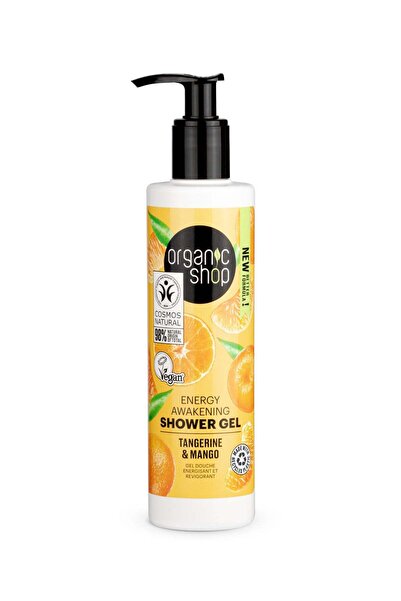 organic shop جل الاستحمام المنعش بنكهة اليوسفي والمانجو 280 مل