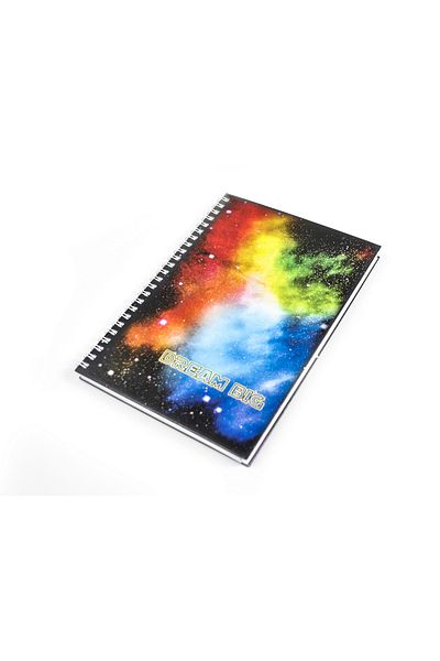 Arhi Design A4 hardcover notebook (Register), 96 spiral sheets - Dream big, Dotted, 2 PCS/SET