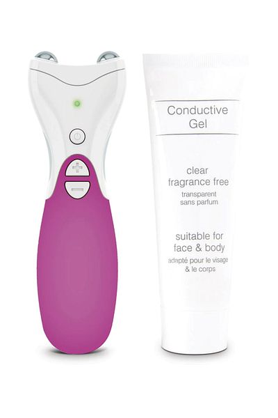RİO BEAUTY Facial Massager For Neck And Chin Rio Neck4, 3 Programs, Ems Function, Lifting, White/purple