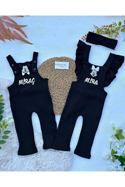 ÖZSEMODA SİYAH KARDEŞ KOMBİN SLOPET MODEL