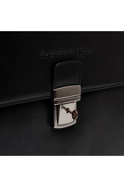 The Chesterfield Brand Servieta pentru acte si laptop 15 inch, The Chesterfield Brand, Salvatore, piele naturala