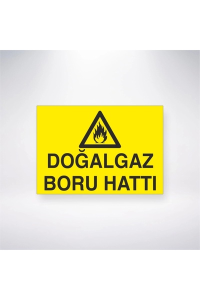 Reysa Tasarım ملصق خط أنابيب الغاز الطبيعي 20×28 سم