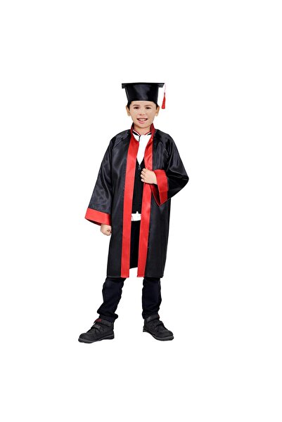 Mashotrend Kepli Mezuniyet Cübbesi - Ortaokul Kepli Mezuniyet Cübbesi - Çocuk...