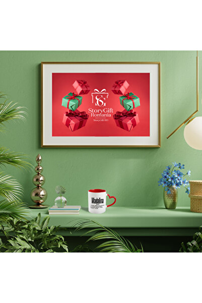 StoryGift Romania Cana Cu Numele Madalina, Si Mesaj Motivational, Creativa, Desteapta, Curioasa, A, Cu ,stg