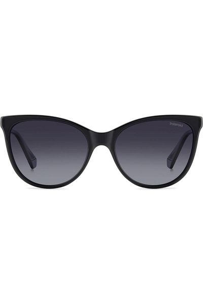 Polaroid Polarized Sunglasses Women Pld 4179/s 807/wj, Plastic, Black, 55 Mm