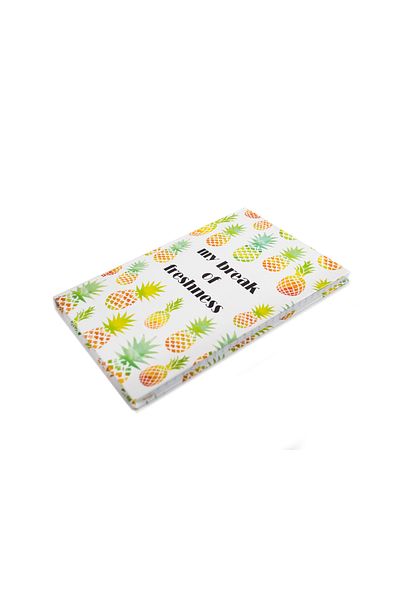 Arhi Design Notebook with hardcover A5, 96 sewn pages - Natural Beige, Romanian, 3 PCS/SET