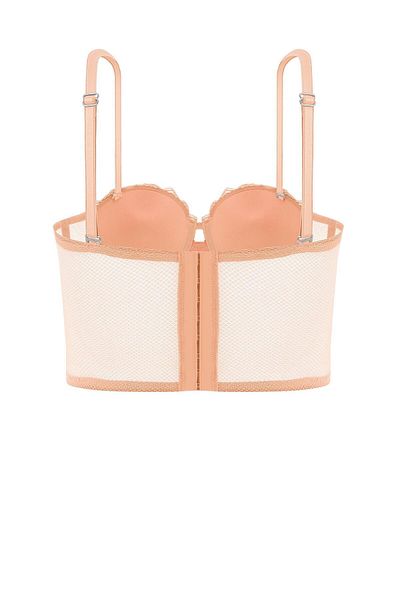 Wonna Sutien bustier din dantelă Olivia - fără susținere - modă - 2502 - portocaliu