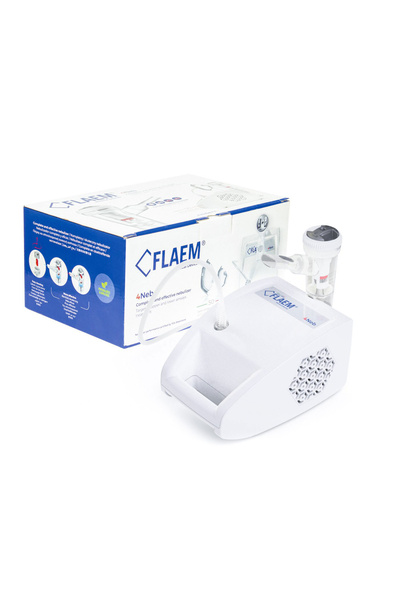 FLAEM Aparat Aerosoli 4neb, Nebulizator Profesional Cu Compresor