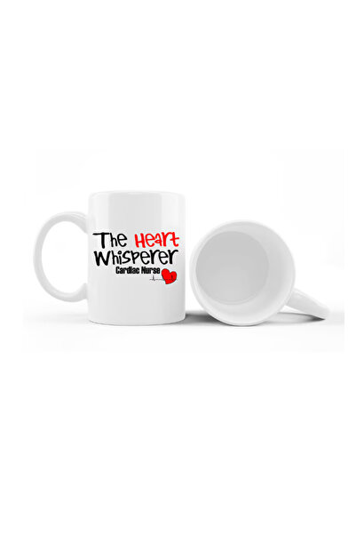 OEM Cană albă personalizată „Asistenta cardiacă șoptitoare de inimi”, INOVATI...