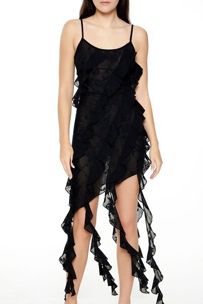 Forever 21 Asimetrik Midi Elbise