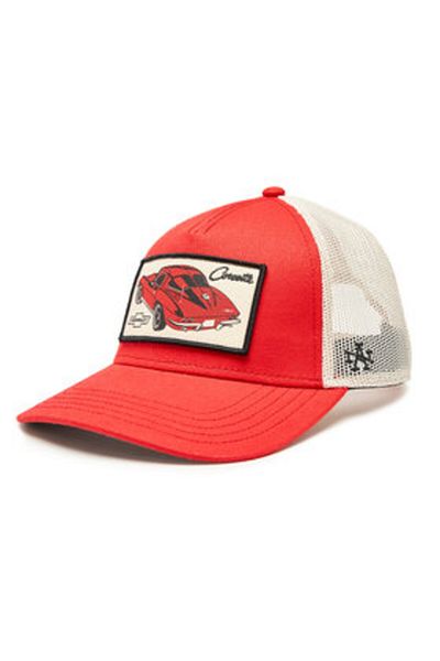 American Needle unisex baseball cap SMU679A-CORVETTE red