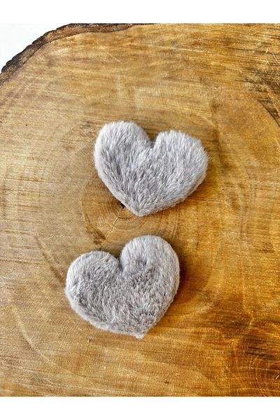 Miniminiksdesing Feathered 2-Piece Heart Buckle