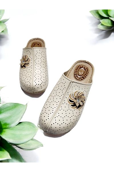 GEZER Heel Spur Reinforced Comfortable Sabo Home and Outdoor Slippers